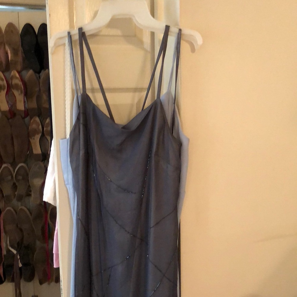 Silk beaded dress.